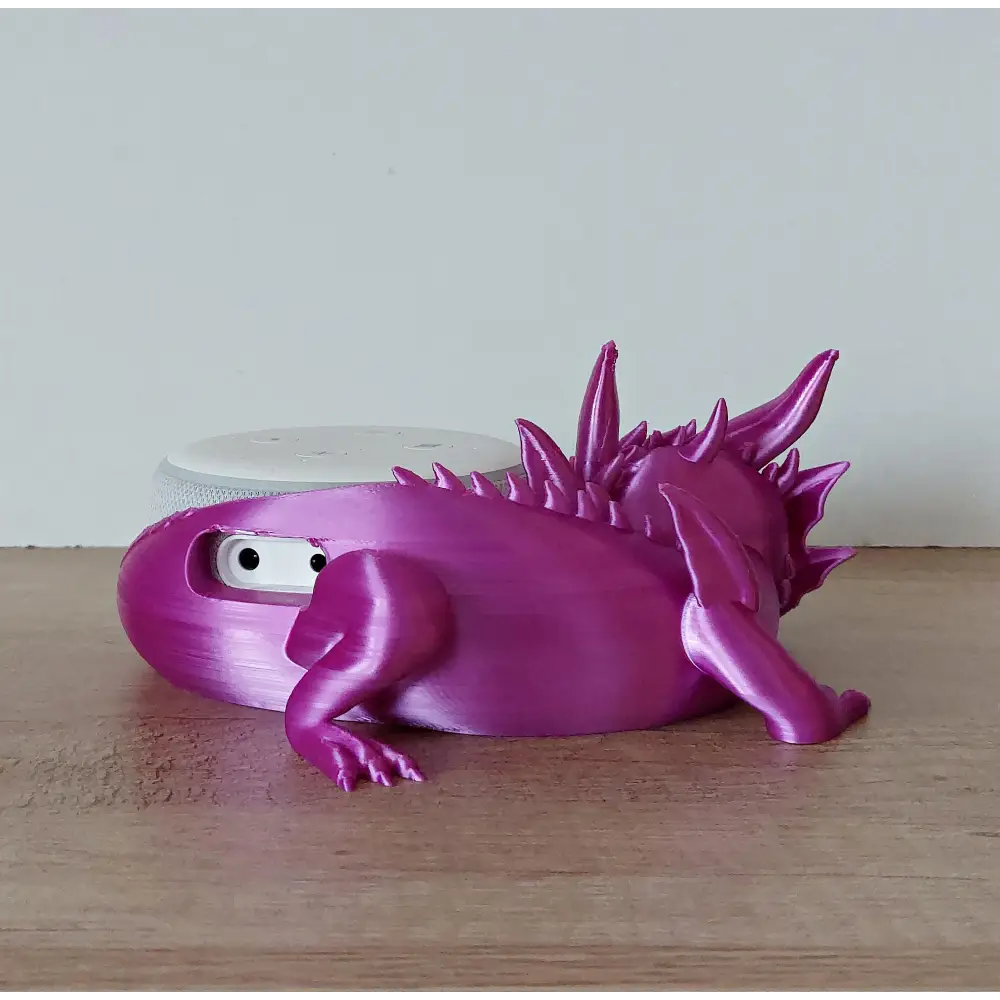 Baby Drache kompatibel für Alexa Echo-Dot-3 - erhältlich in verschiedenen Farben - ca.20 cm - total süß - 3D-Druck