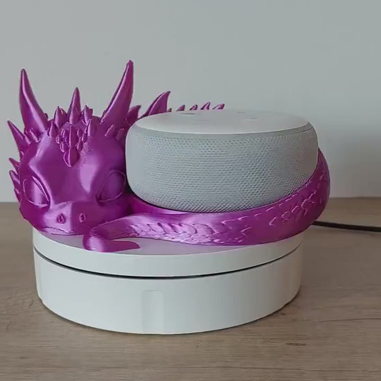 Baby Drache kompatibel für Alexa Echo-Dot-3 - erhältlich in verschiedenen Farben - ca.20 cm - total süß - 3D-Druck