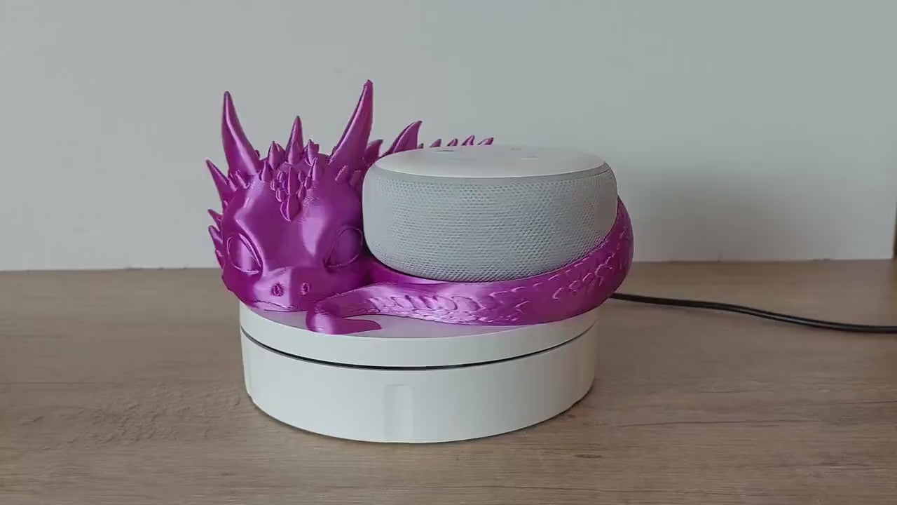 Baby Drache kompatibel für Alexa Echo-Dot-3 - erhältlich in verschiedenen Farben - ca.20 cm - total süß - 3D-Druck